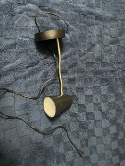 black desk lamp