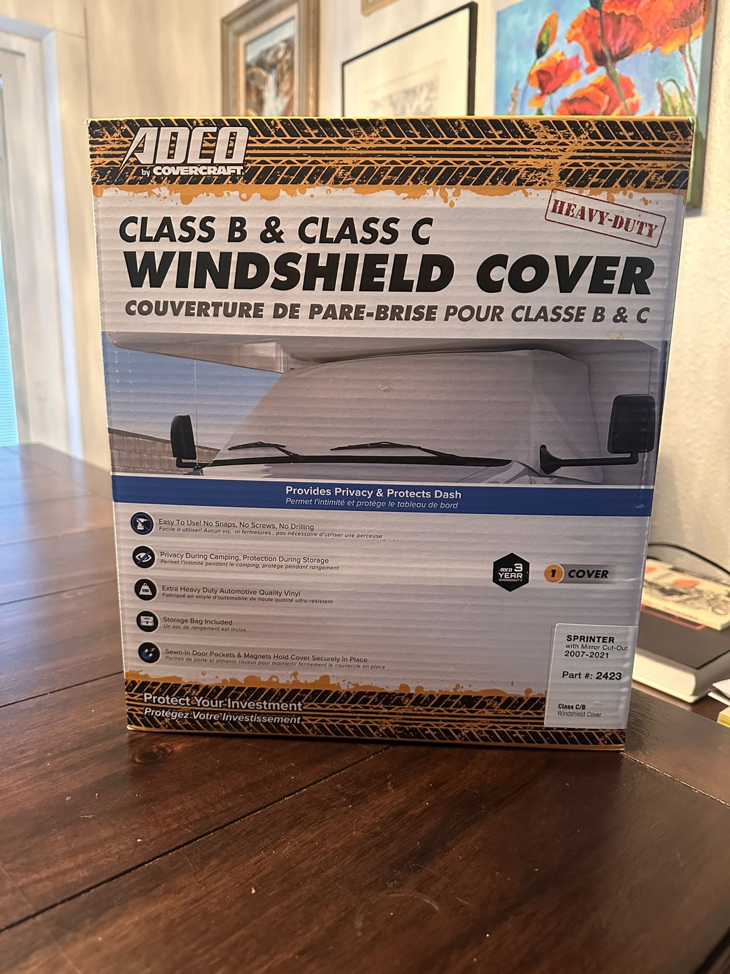 Sprinter B Van Windshield Cover 07-21