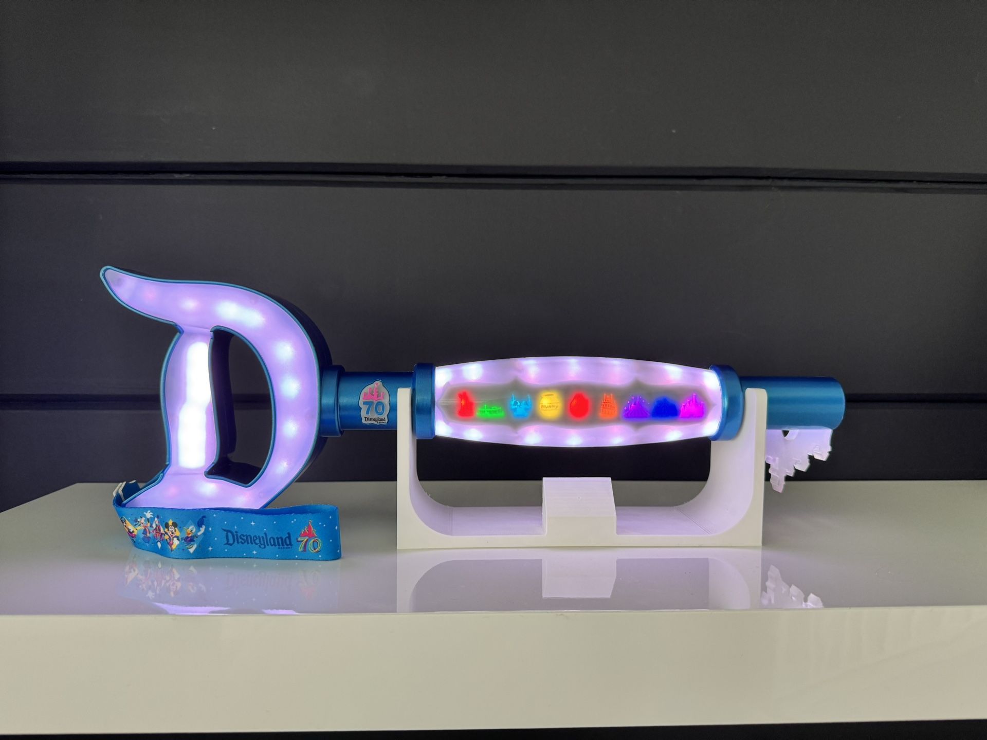 Disneyland 70th Anniversary Key Display Stand
