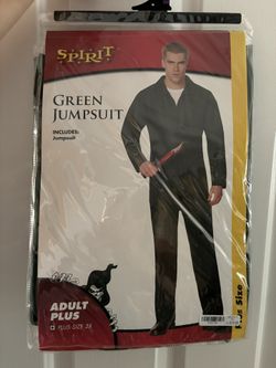 Halloween Costume Men’s Green Jumpsuit