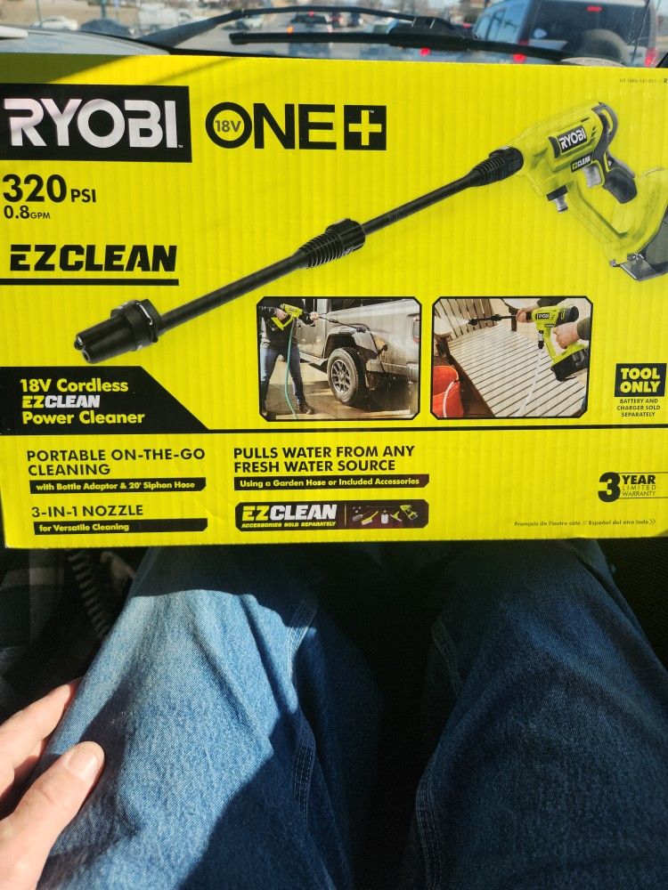 ryobi 18v power washer