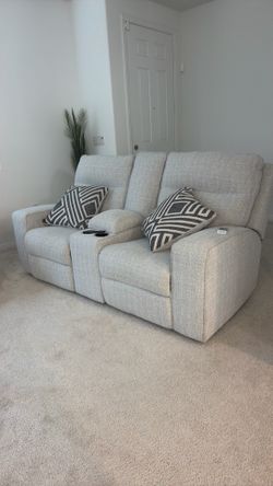 Power Reclining Couch and Sectional