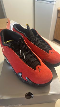 Air Jordan 14 Retro Ferrari Red Sneakers