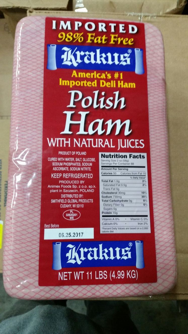 Krakus ham/jamon polaco