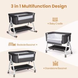 Baby Bassinet 3 In 1 