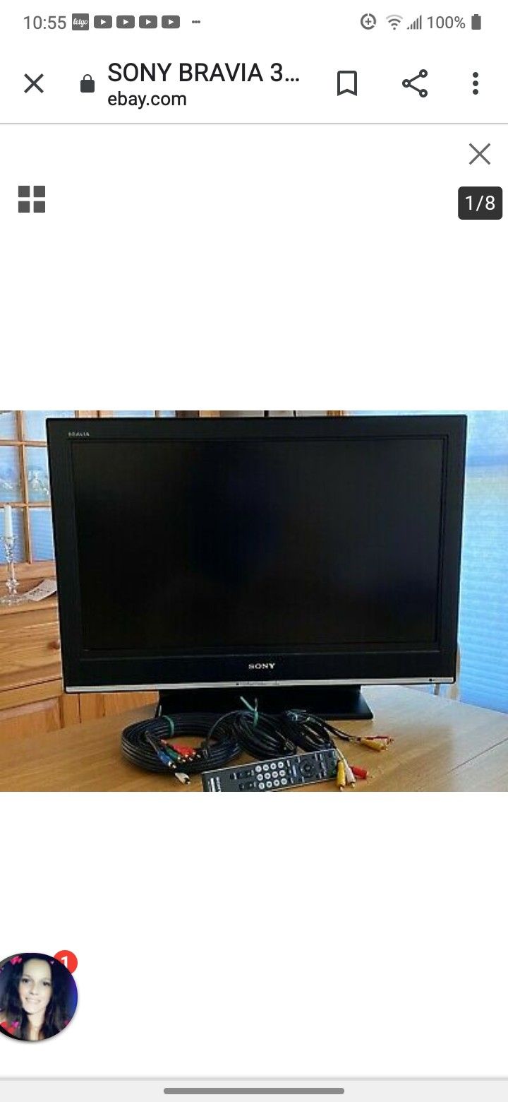 32 inch Bravo Tv with Wall Mount included