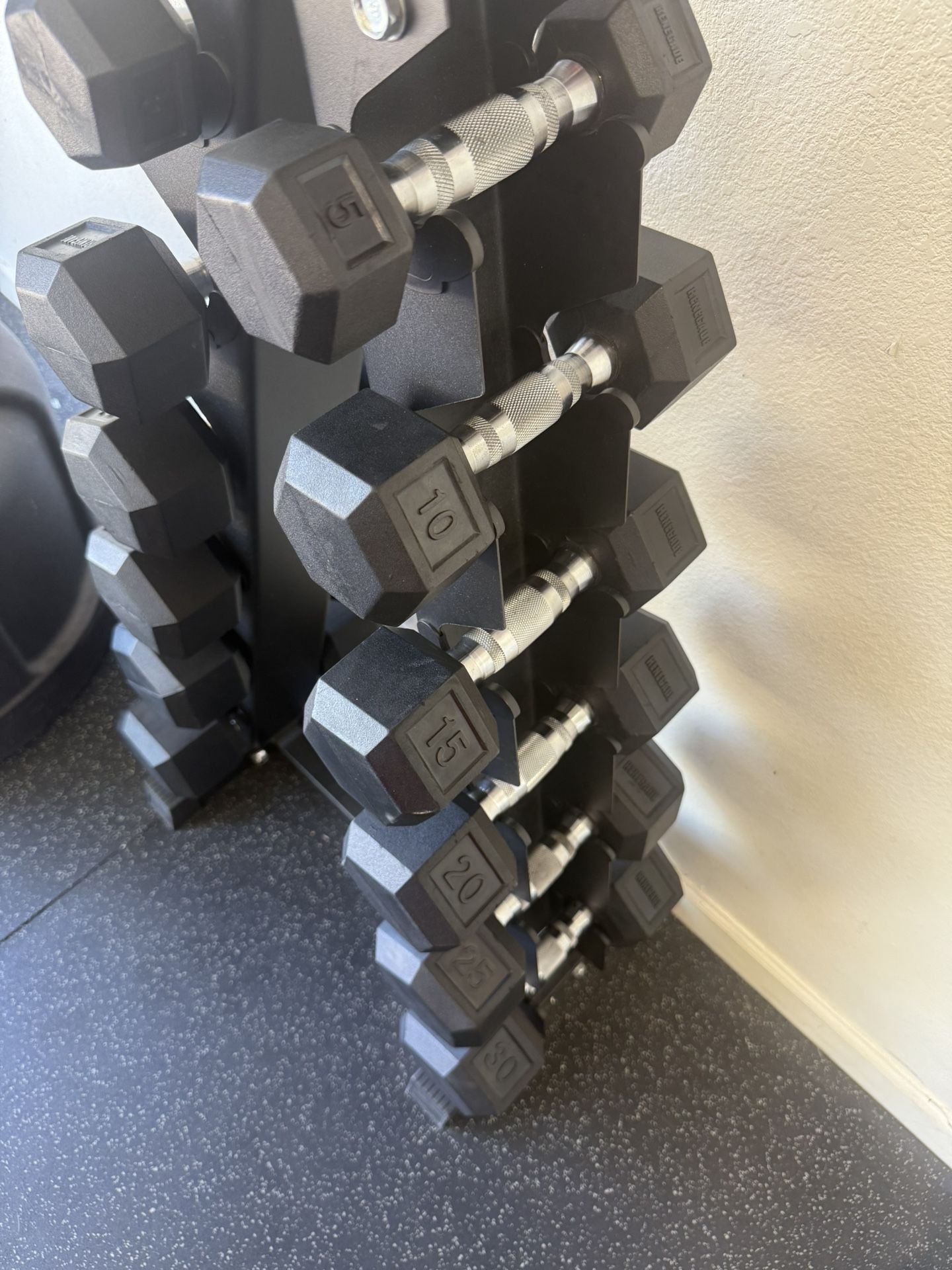 Dumbbells & Rack