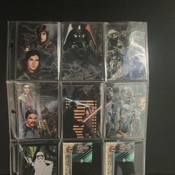2010 All 6 Etched Foil Star Wars