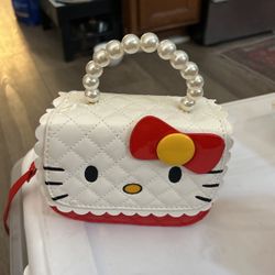 Hello Kitty Patent Leather Small Crossbody Purse 