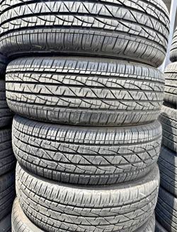 225_60R18 Firestone tires set of 4 en perfecta condición 80%life