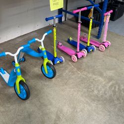 Buy One Get One Free, Kid’s Scooters,  New