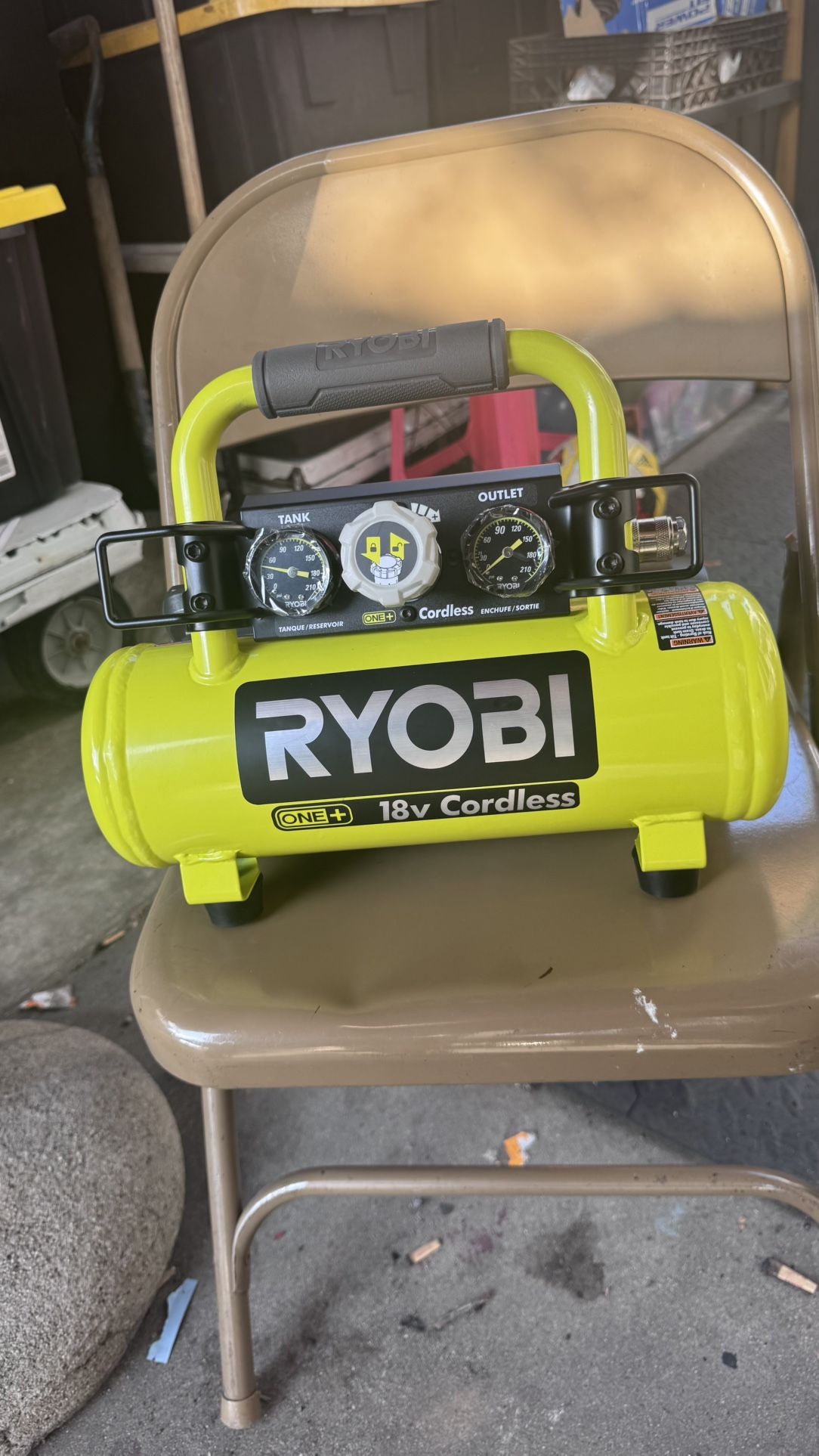 Ryobi 18V Cordless Compressor (Tool Only)