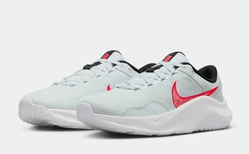 Size 12 Mens Nike Legend Essential 3Next Nature Pure Platinum/ Red DM1120 010