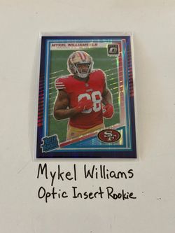 Mykel Williams San Francisco 49ers LB Donruss Short Print Insert Rookie Card.