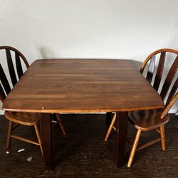 Table With Matching Chair Set