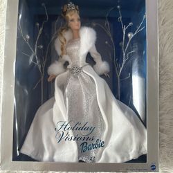 Year 2003 $35.00 Holiday Visions Series: Winter Fantasy Barbie Doll