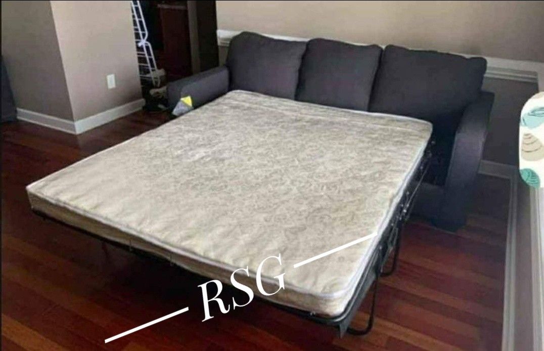 Sleeper Sofa Dark Gray By Ashley Furniture 💛No Needed Credit Check 💛 $39 Down Payment with Financing2242