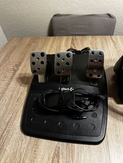 Logitech Wheel and Pedals for PS5 used only a few times.