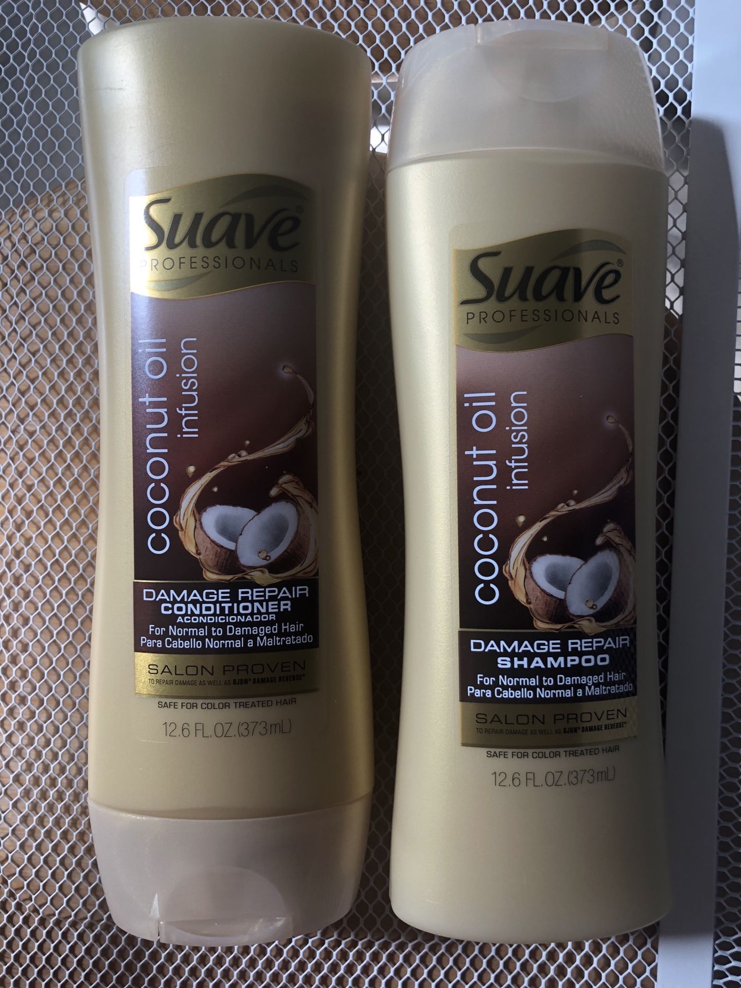 Suave shampoo and conditioner