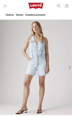Levi's Women's Denim Short Romper