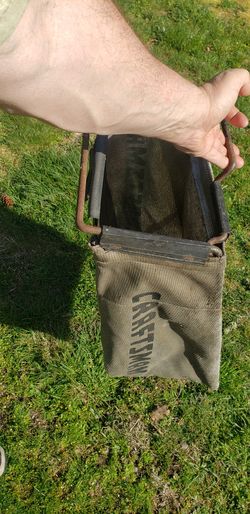 Craftsman mower rear bag