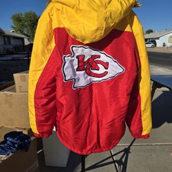 Mens KC Chiefs Parka XL "Offical NFL" 