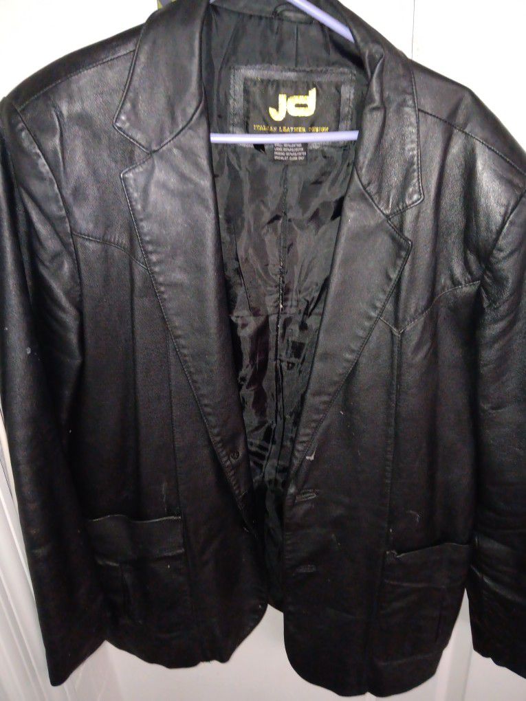 JD Italian Leather Design 100% Leather Jacket