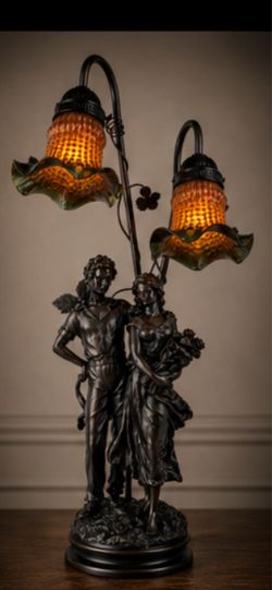 Art nouveau table lamp
