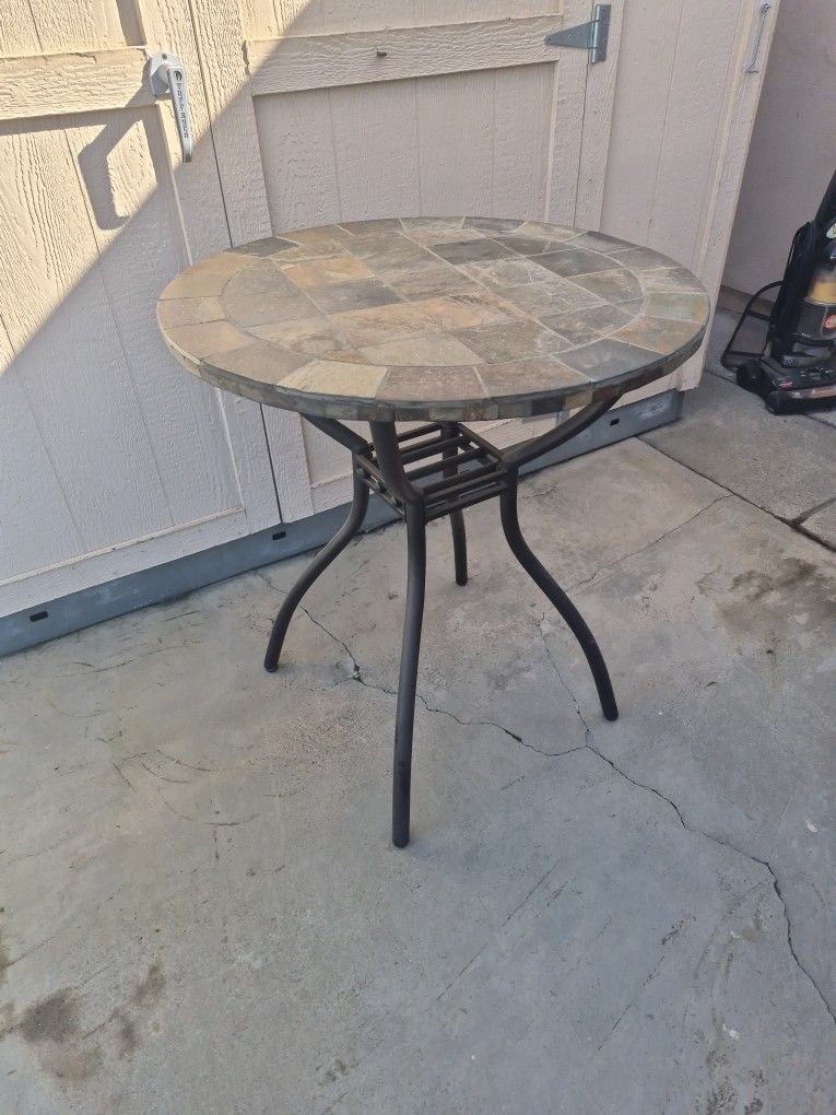 Pub/Kitchen Table And 2 Chairs/Stools