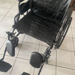 Big Wheelchair 22” Wide With adjustable footrest 