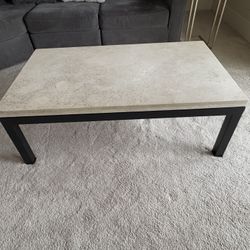 coffee table, white marble