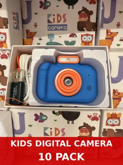 10 Pack - Kids Digital Camera Bundle (Blue) - Wholesale