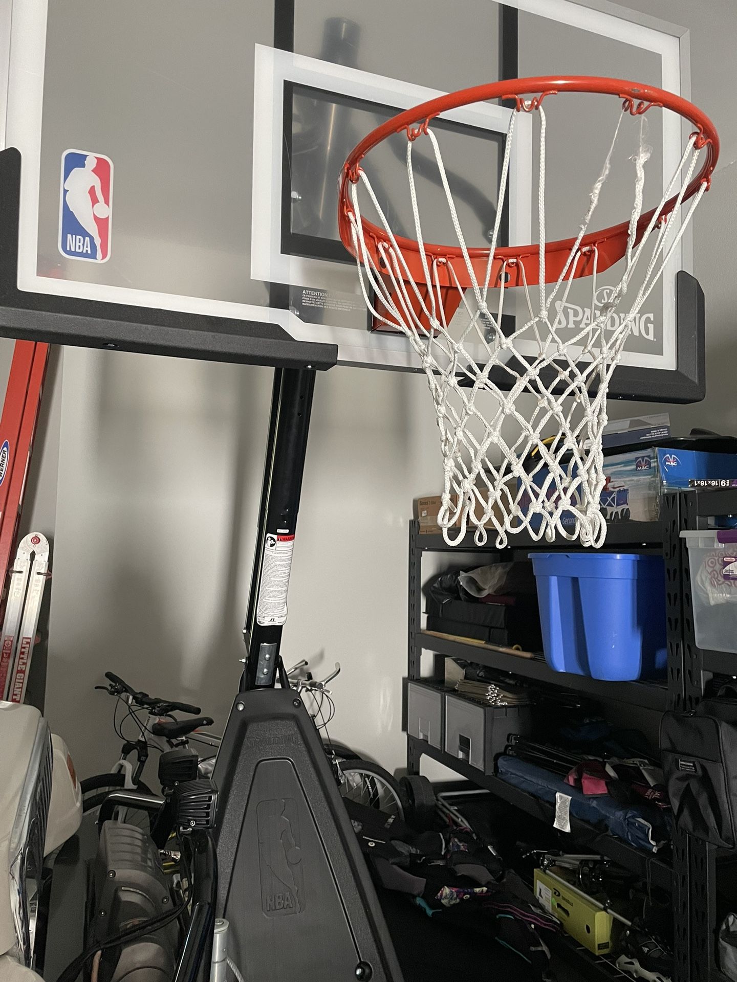 Spalding 54” S&S Ultimate Hybrid Portable Basketball Hoop