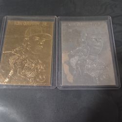 Ken Griffey Jr. “Junior” 24KT Gold-Plated Limited Edition Serialized Card