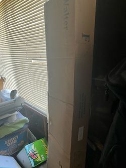 Full size metal bed frame still in box