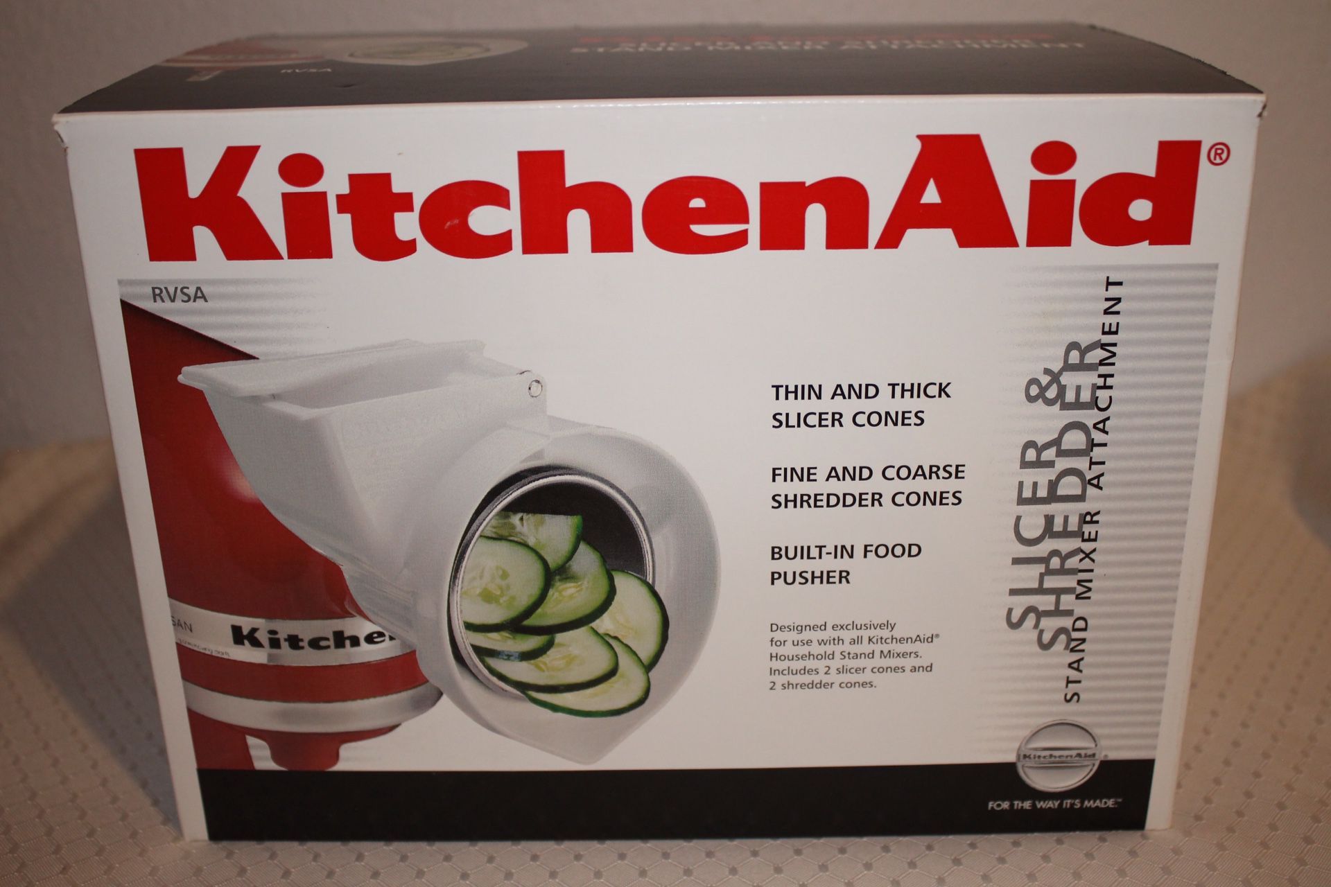 Kitchen Aid Slicer & Shredder Stand Mixer Attachment | Model #RVSA