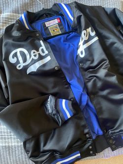 Mitchell & Ness Dodgers Satin Bomber Jacket