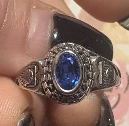 Class Ring Sterling Silver