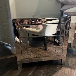 3 Mirror Nightstands 