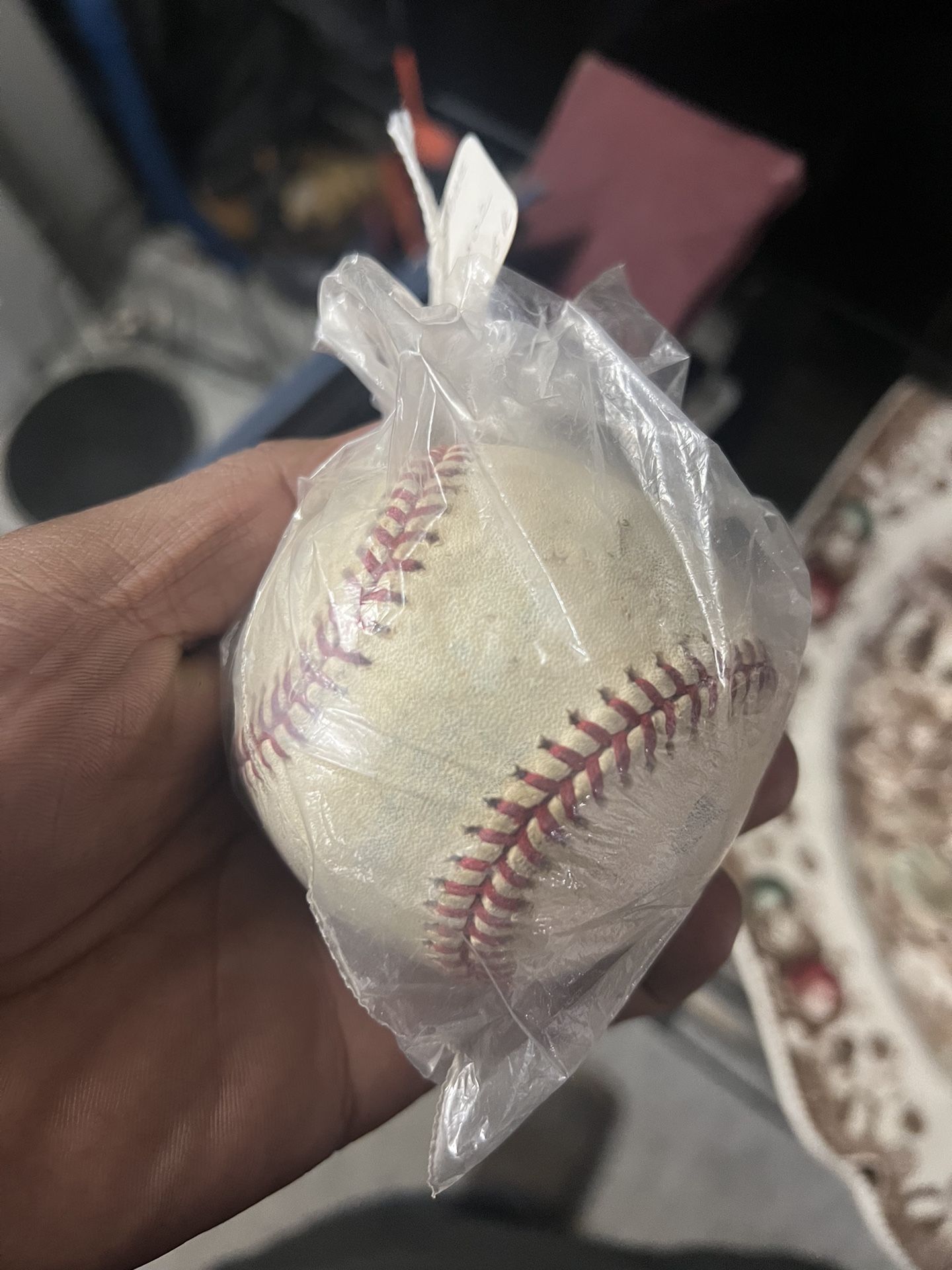 Rockies Game Used Baseball 2002