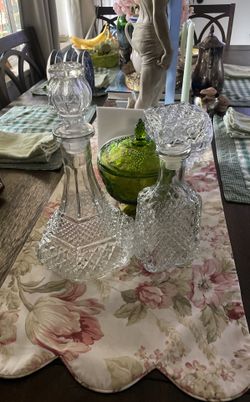 Two Vintage Decanters