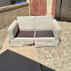 Beige Loveseat Couch