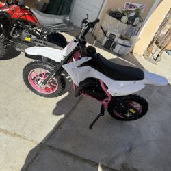 Pink 49cc Dirtbike 