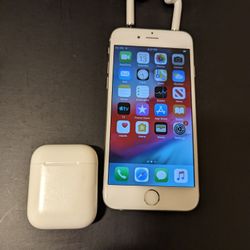 Apple iPhone 6 - 64GB Silver (Unlocked) A1549 (CDMA + GSM) Smartphone