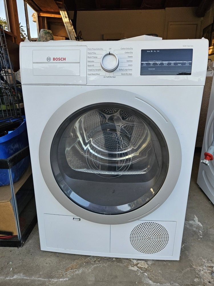 Washer And Heat Pump  Dryer Bosch 500 Series