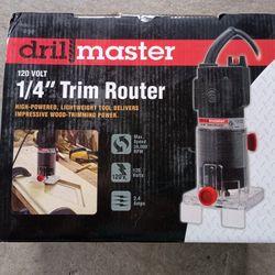 Drill Master 1/4" Trim Router 