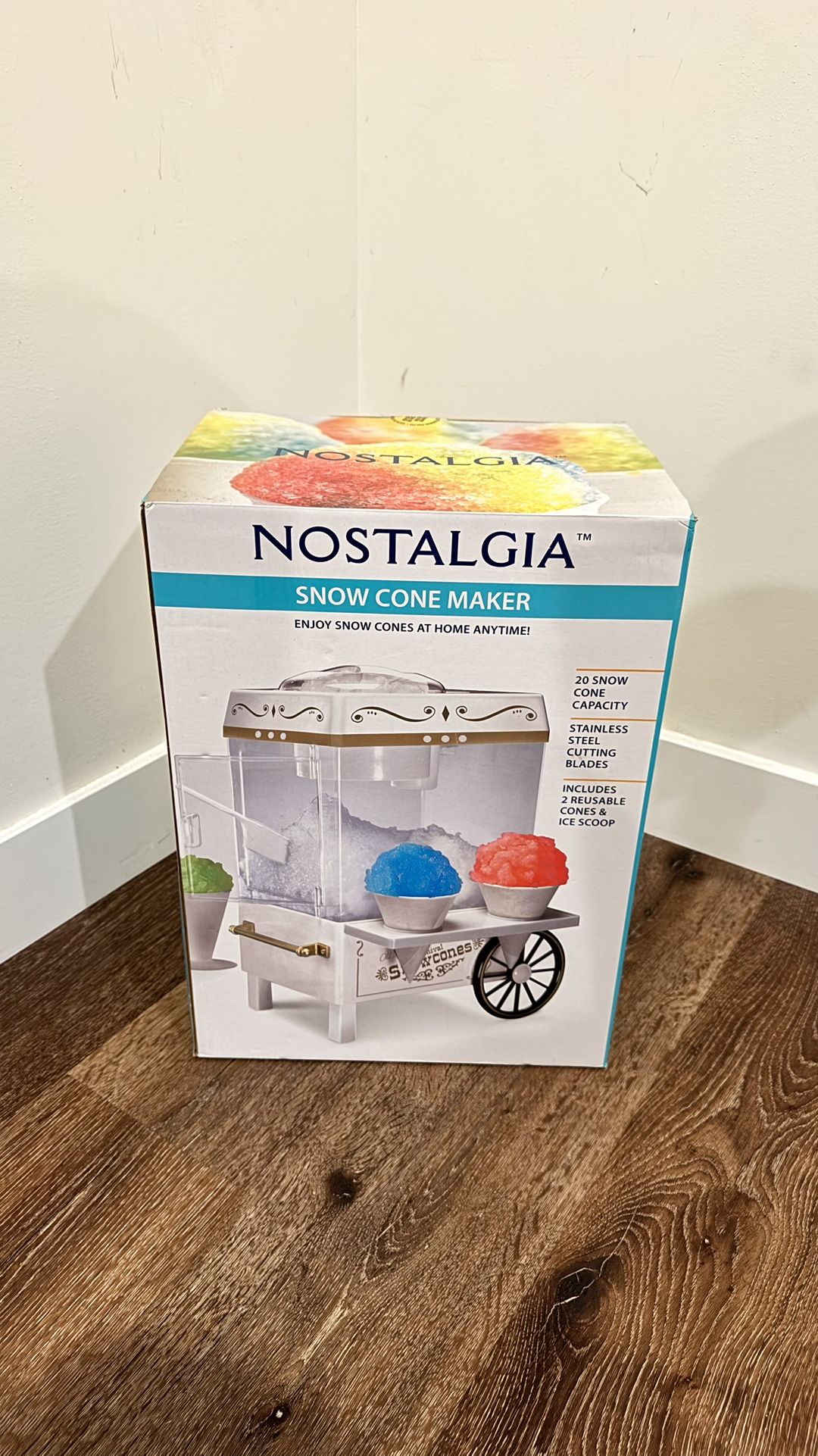 Nostalgia Snow Cone Machine