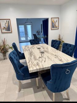 Marble Finish Dining Room Table ONLY