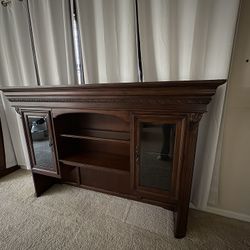 Beautiful King Bed Frame/ Matching Desk