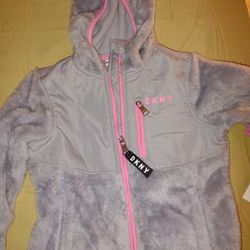 Girls Toddler DKNY FLEECE JACKET 